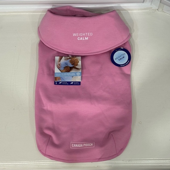 Canada Pooch Weighted Calming Vest in Large Pink - Picture 3 of 10